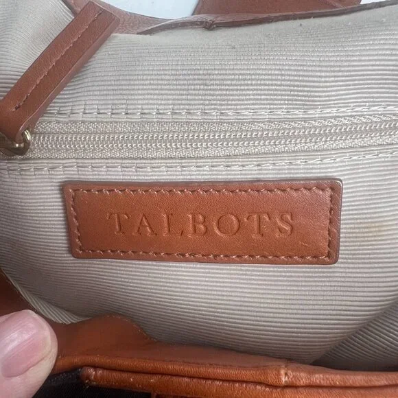 Talbots Denim and Leather Bag with Rope Strap - Picture 6 of 10